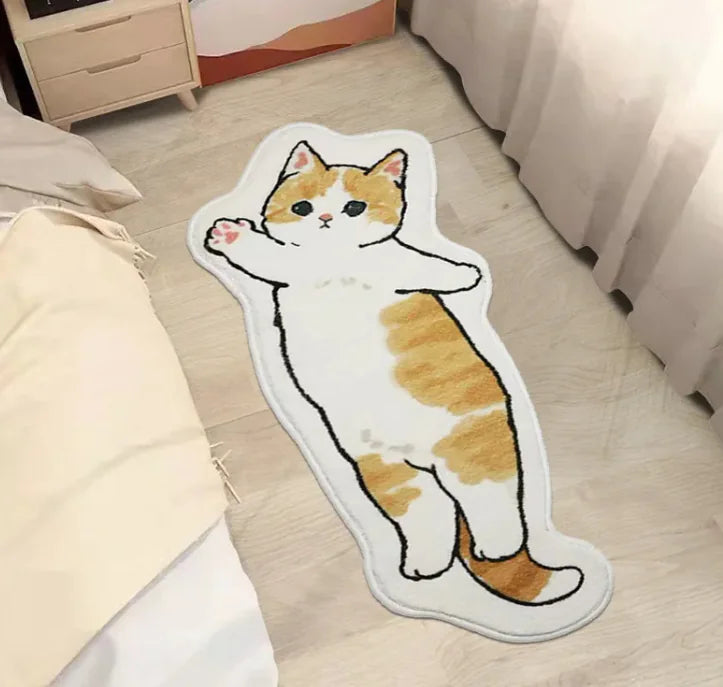 Adorable Cat Plush Rug