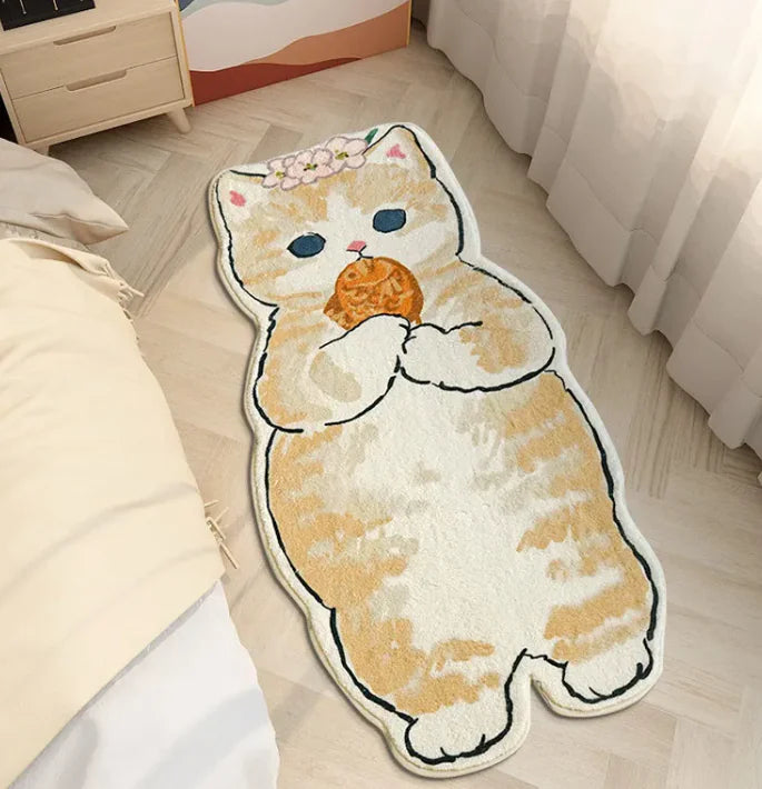 Adorable Cat Plush Rug