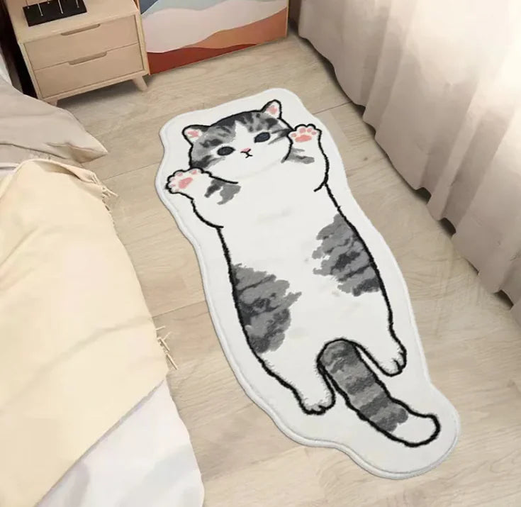 Adorable Cat Plush Rug