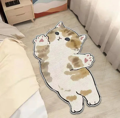 Adorable Cat Plush Rug