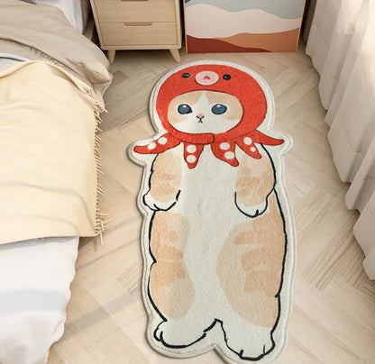 Adorable Cat Plush Rug